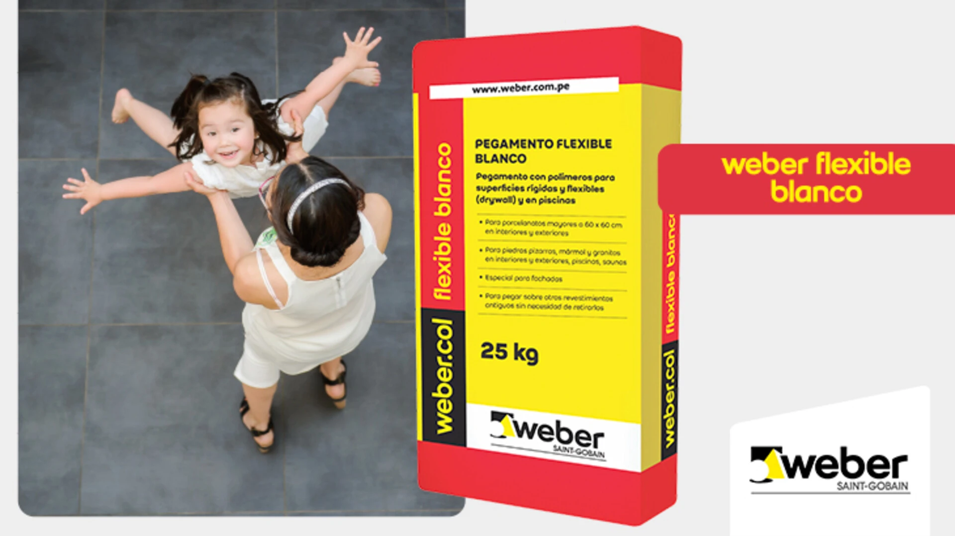 pegamento weber blanco